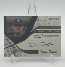 Logan Forsythe 2008 TriStar Projections Rookie RC Auto ( Padres )