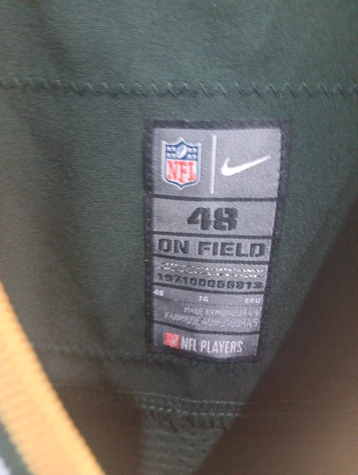 Camiseta deportiva Clay Matthews Green Bay Packers NFL NIKE ON FIELD COSIDA ADULTO 48 Foto 2 de 4