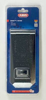 ABUS 130/180 Granit Industrial Strength Hasp Black