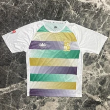 NOLA Gold Rugby Jersey Mens Medium Paladin Mardi Gras MLR New Orleans Shirt