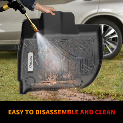 3pcs Floor Mats for 2016-2022 Honda HR-V 2 Row All Season Protection TPE Rubber - Bild 5 von 10