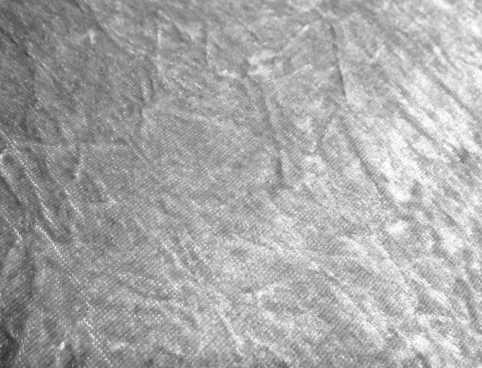 mn112g Plata Aplastado Brillo Terciopelo Refuerzo Cubierta Cuello Rollo Yoga Estuche Tamaño Cust Foto 4 de 4