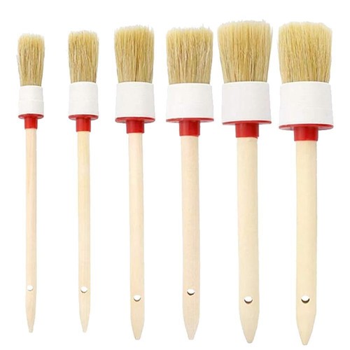 Auto Pinsel weichem Holzgriff Farb Waschpinsel Reinigen,