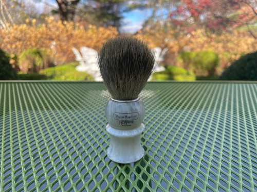 HOFFRITZ PURE BADGER AUSTRIA TOELETTATURA TOELETTATURA CREMA DA BARBA FRUSTA SPAZZOLA BACHELITE - Foto 2 di 13