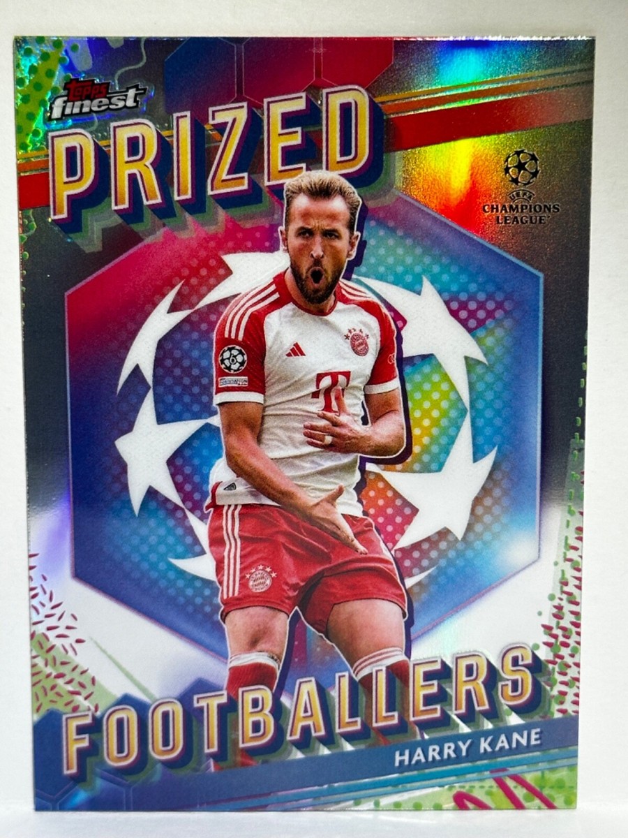 ☆ Harry Kane 15枚限定 サイン パッチジャージーカード HARRY KANE ** PRIZED FOOTBALLERS ** Topps 2023-24 FINEST UCC