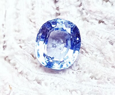 Oval Cut Natürlicher Aquamarin Natural Blue 9,10 Ct Zertifiziert Lose Edelstein