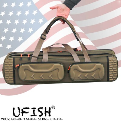 Fishing Rod Bag Tackle  Storage Pole Portable Carrier Fly Carry Travel Sock