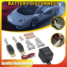 12V Universal Wireless Remote Control Car Battery Disconnect Relay CutOff Switch