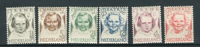 PRO KINDHEIT - NETHERLANDS 1946 Mi. n. Tuberkulose Kampagne 462/467