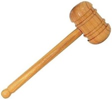 Nietoperz do krykieta Młotek Kołatka i uchwyt Stożek Zestaw Zaokrąglona drewniana głowa