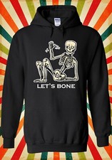 Let`s Bone Valentinstag lustig cool Männer Frauen Unisex Top Hoodie Sweatshirt 2379