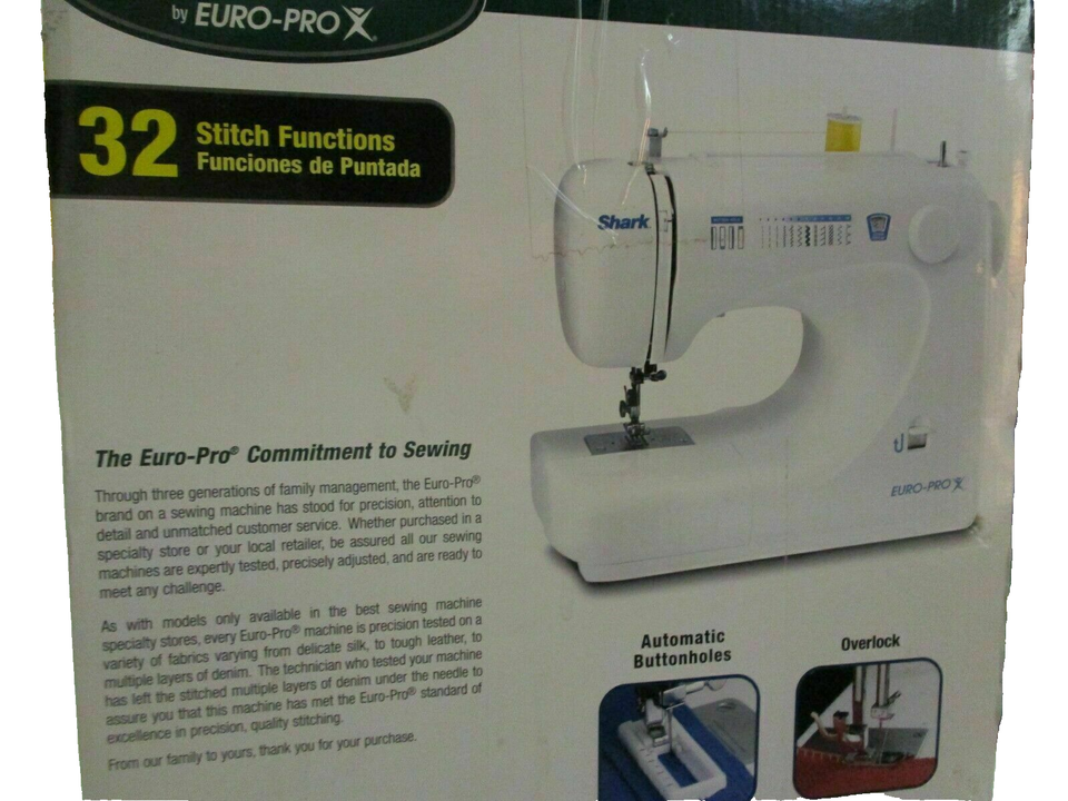 Shark Euro Pro X Sewing Machine, Model 473. eBay