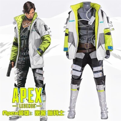 Game Apex Legends Crypto Cosplay Costume Suit Halloween Party