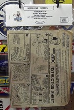 AURORA, MODEL MOTORING, JACKIE STEWART, 1976 INSTRUCTION SHEET, VERY RARE 