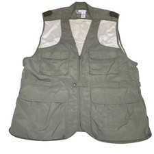 LL Bean Travelers Bob Krist Vest Mens 13 Pocket Fishing Hunting Safari XL EUC