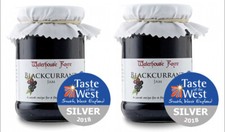 Two Jars of Blackcurrant Extra Jam From Exmoor