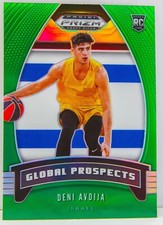 Deni Avdija RC 2020-21 Green Prizm Draft Picks Global Prospects Rookie Card 100