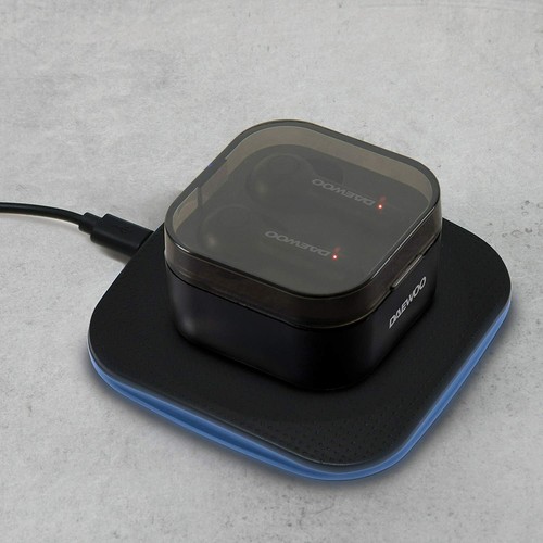 Daewoo Wireless Air Buds with Charging Case and QI Wireless Charging Pad 10m - Picture 12 of 14