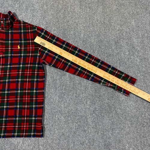 Polo Ralph Lauren Tartan Plaid Double Knit Pullover Sweater Youth Boys XL 18-20 - Picture 15 of 22