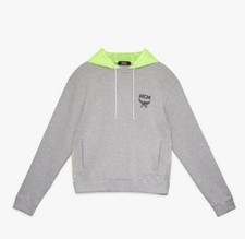 $425 MCM Mens Flo Hooded Sweatshirt Grey MHA9...