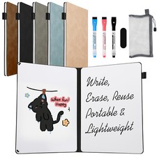 A4 A5 Portable Whiteboard Reusable Drawing Notebook Office Home Memo with Pens