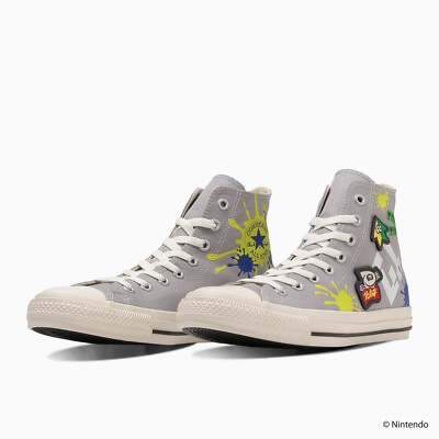 Splatoon3 × Converse All Star LC Hi Grey 31312950 Men 