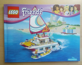 Lego Friends Set #41317  "Sunshine Catamaran" - 100% Complete with Manual