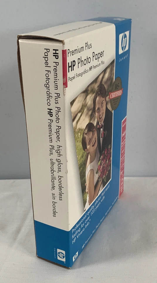 NEW HP Q6565A Premium Plus Photo Paper High Gloss 4" x 6" 100 Sheets  - Image 4 of 4