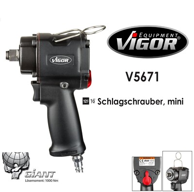 VIGOR by Hazet Mini- Druckluft-Schlagschrauber ''MiniGiant'' V5671 nur 1,45 kg!