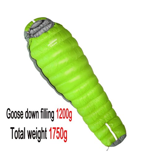 Oversized Mummy Goose Down Sleeping Bag Winter Down Sleeping Bag Very Warm - Picture 14 of 35