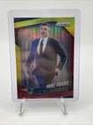 2025 Panini Prizm Football Red and Yellow Mike Vrabel #110