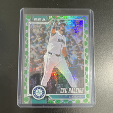 2026 Topps Series 1 - Cal Raleigh #140 Green Parallel /99 Seattle Mariners