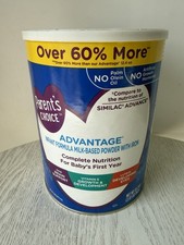 Parent's Choice Advantage Formula Milk-Based Powder Iron DHA 36 oz 7/26