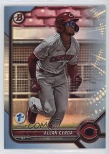 2022 Bowman Draft 1st Edition Sky Blue Foil Allan Cerda #BD-22 9pa