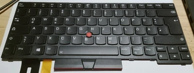 Clavier Qwertz (Allemand) Lenovo Thinkpad T490/T480S Rétroéclairé Très bon état - Photo 1/3
