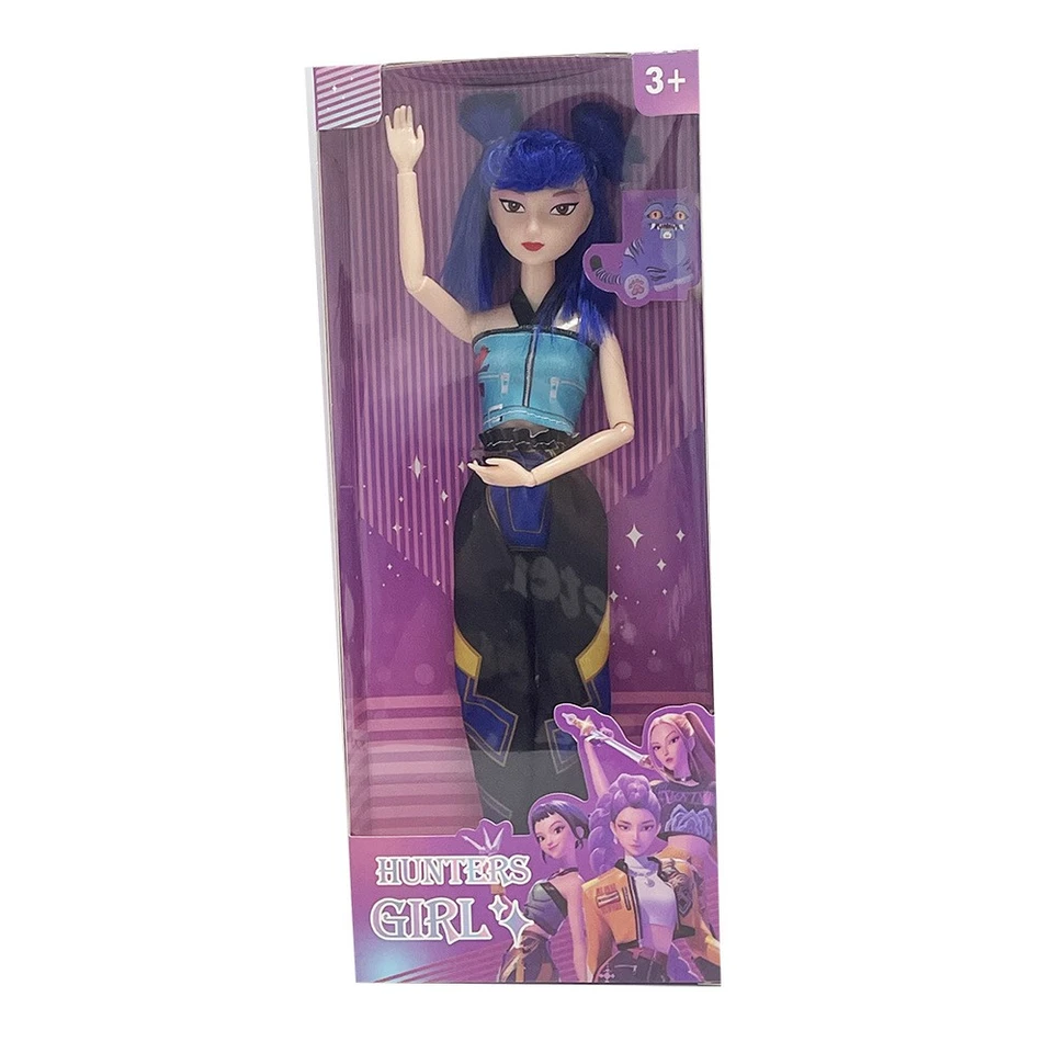 3PCS Cosplay Kpop Demon Hunters Dolls Moveable Joint Collectible Figure Toy Gift - Image 2 of 4