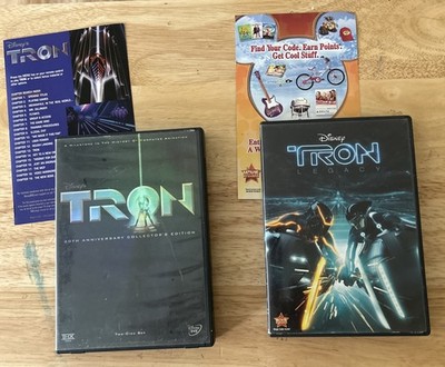 Tron & Tron Legacy (20th Anniversary Collectors Ed, DVD) Authentic US Release