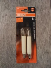 2 x OSRAM CHRISTMAS CANDLES für Weihnachtslichterkette E10 3W 15V  CAK15 6131