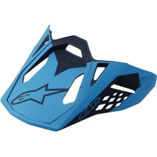 Alpinestars 8981119-7000-OS Visor for S-M10 Supertech Helmets - Meta/Matte Blue