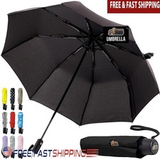 Compact Windproof UV Protection Travel Umbrella Automatic Open Easy Grip Handle