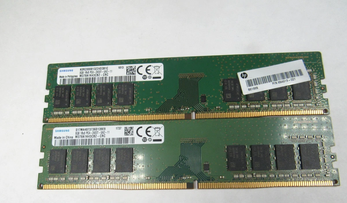 Samsung PC4-19200 (DDR4-2400) Bus Speed Computer RAM 8 GB Total
