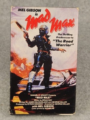 Mad Max 1983 Vestron Video Beta 1st Run Copy Mel Gibson Cult Classic Rare Tested