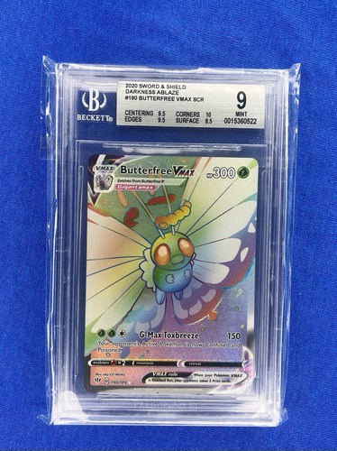 Butterfree VMAX graded BGS 9 for sale on eBay