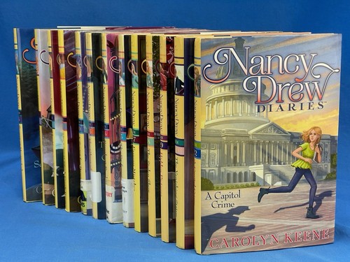 Nancy Drew Diaries - 13 Book Lot - Hardback - Carolyn Keene - Ex Library Books