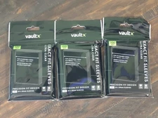 Vault X Exact Fit Trading Card Sleeves, Soft, High Clarity 300/3 Packs Of 100