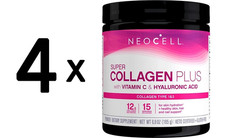 4 x NeoCell Super Collagen Plus with Vitamin C & Hyaluronic (153,83 EUR/kg)