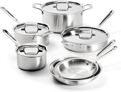 Faitout All-Clad D5 8L (20 Cm) En Inox 5 Plis, Induction - Fabriqué Aux US