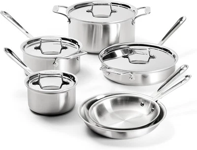 All-Clad D5 Brushed 5 Ply Stainless Steel Cookware (Your Choice)