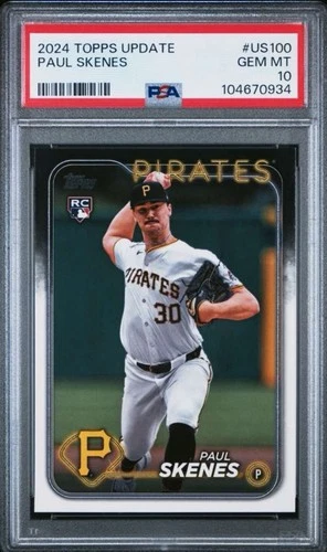 2024 Topps Update Series - Paul Skenes #US100 PSA 10 RC