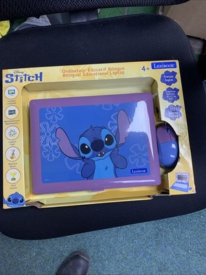 Lexibook, Disney Stitch, zweisprachiger und pädagogischer Laptop ENGLISCH/FRANZÖSISCH *TATTY*